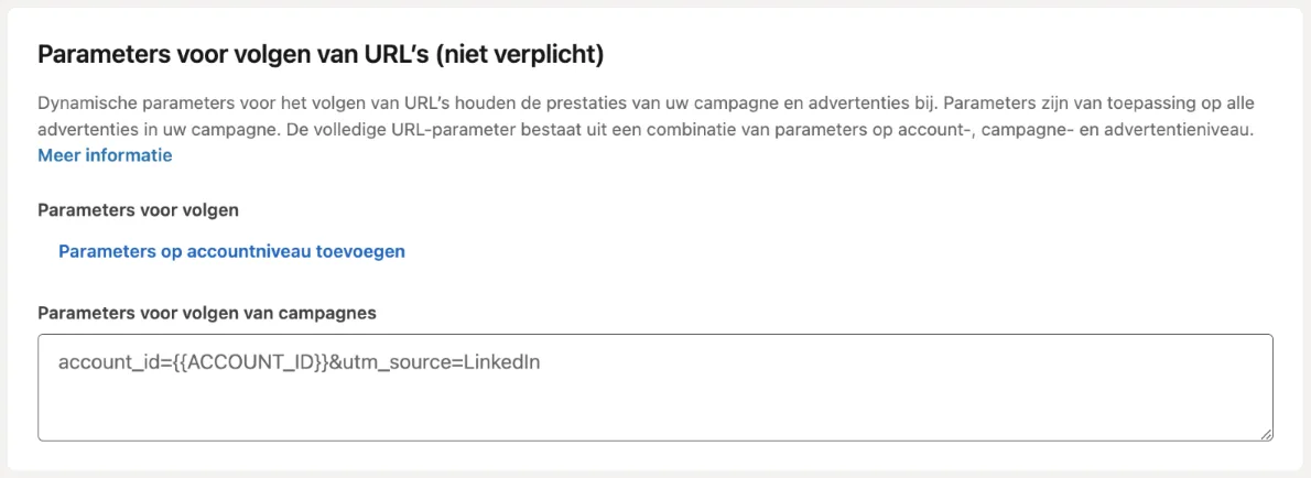 URL Parameters LinkedIn